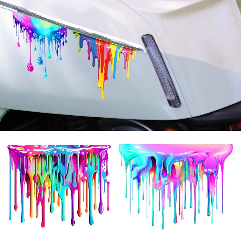 Home Decor Dopamine - 1PC Dopamine Motorfiets Stickers Waterdichte Vinyl