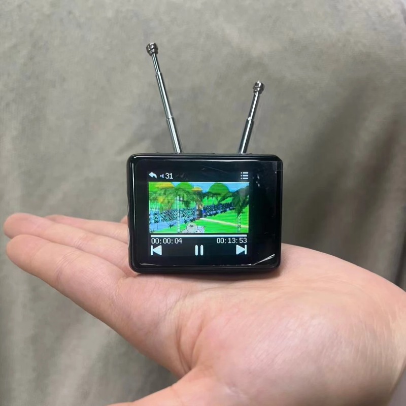 Home Decor Video - Kleurrijk touchscreen miniatuur retro tv-model met