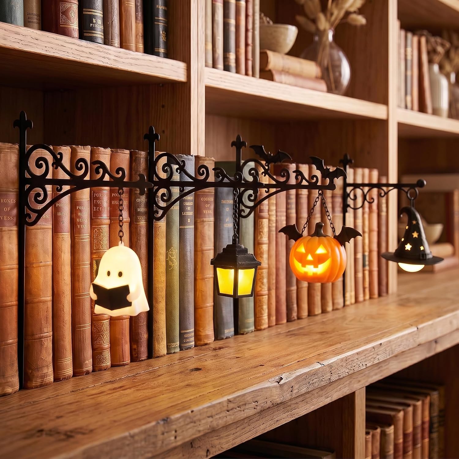 Home Decor Inspo - Bibliotheeklantaarn - Decoratieve Boekenplankverlichting Leeshoek LED
