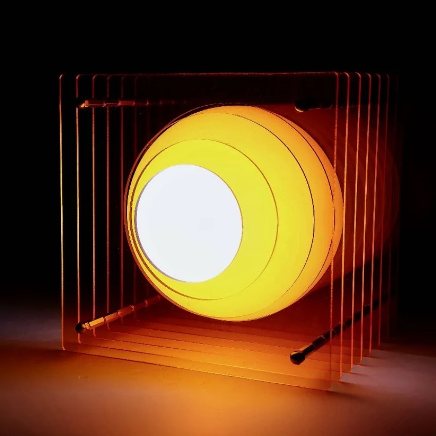Home Decor Inspo - DIY Acryl Duizend Laag Lamp Maan