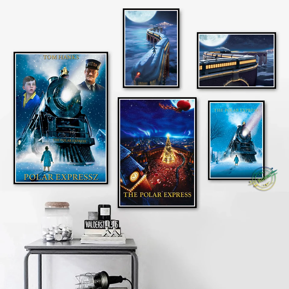 Home Decor Express - De Polar Express MoviePoster Wall Art