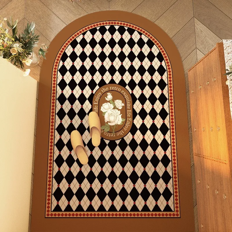 Home Decor Online Free - Studie Slaapkamer Deurmat Amerikaanse Retro Bloemen