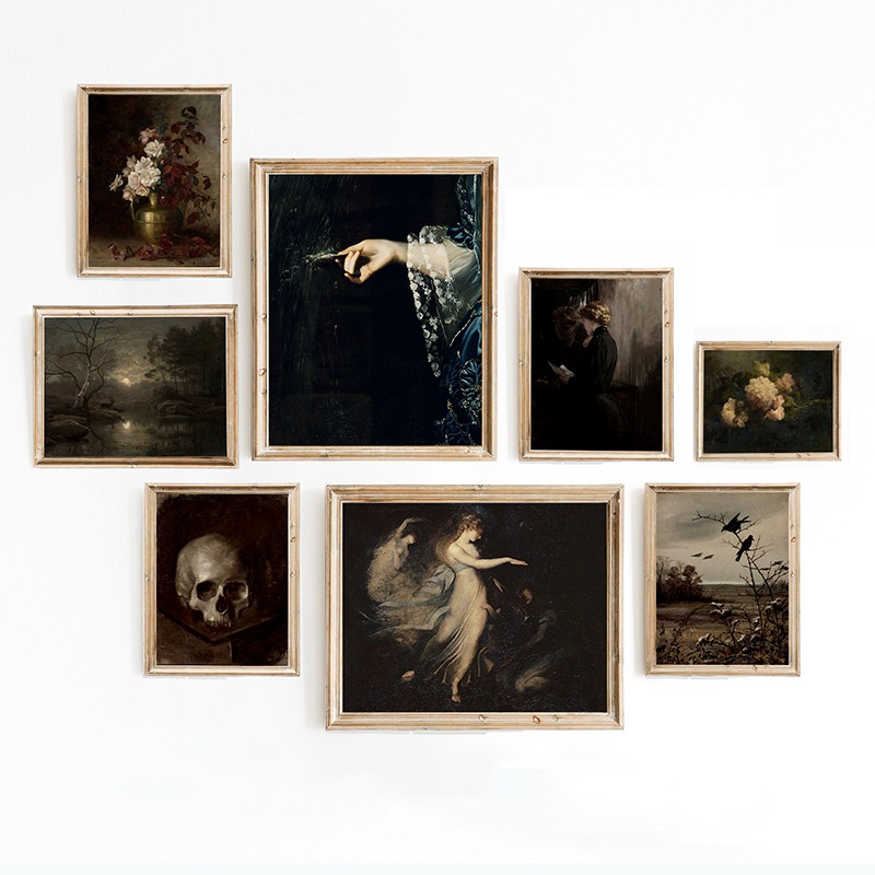 Victory Home Decor - Dark Academia Vintage Moody Victoriaanse posters