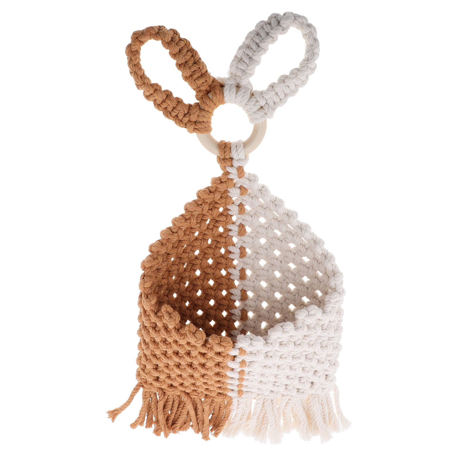 Macrame Wall Hanging - Katoenen handgeweven macramé wandhanger in boho