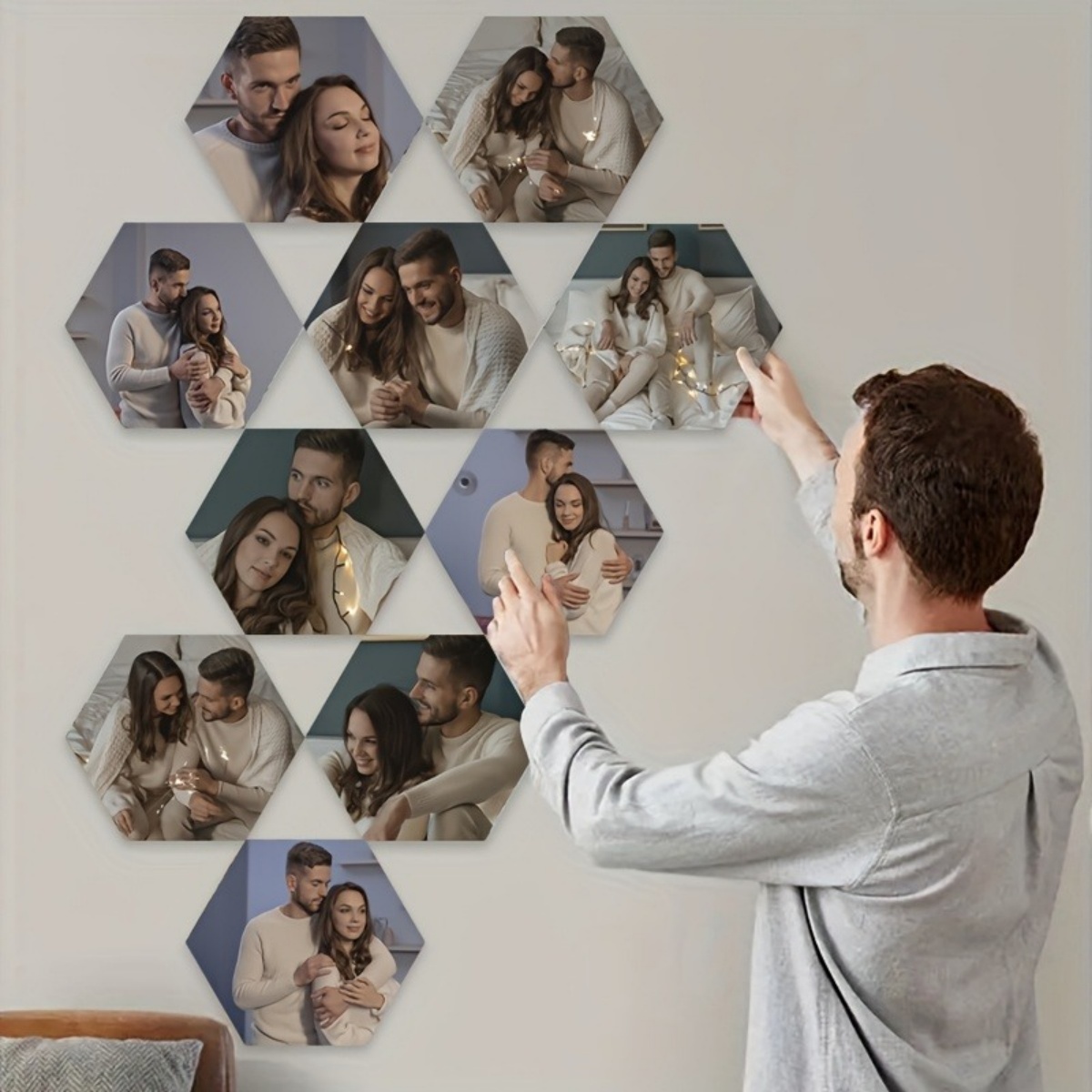 Home Decor Inspo - Wanddecoratie op maat — Moderne hexagonale