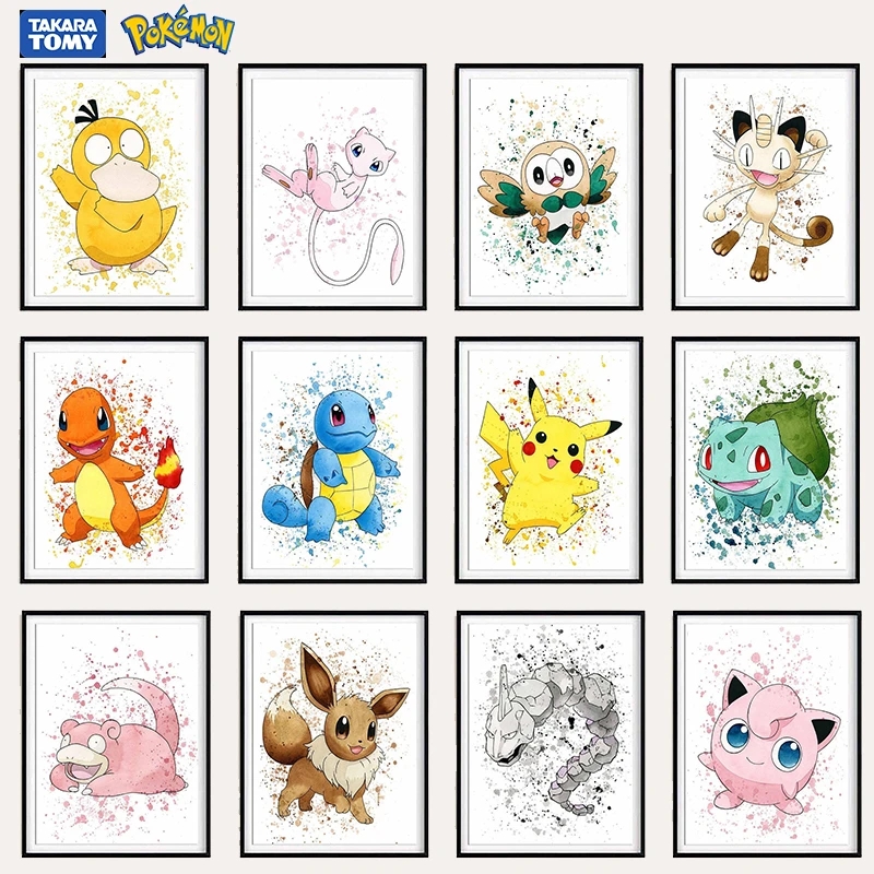 Home Decor Scrap - Pokemon Anime Comic Canvas Schilderij Cartoon