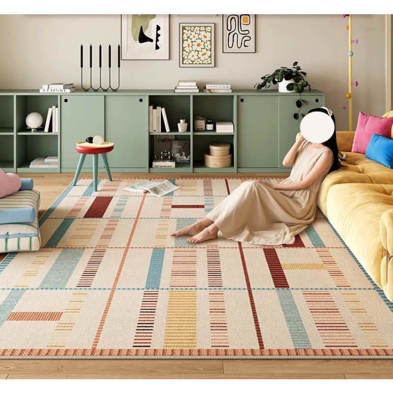 Home Decor Online Free - Geometrisch patroon Woonkamertapijt Moderne creatieve kunst