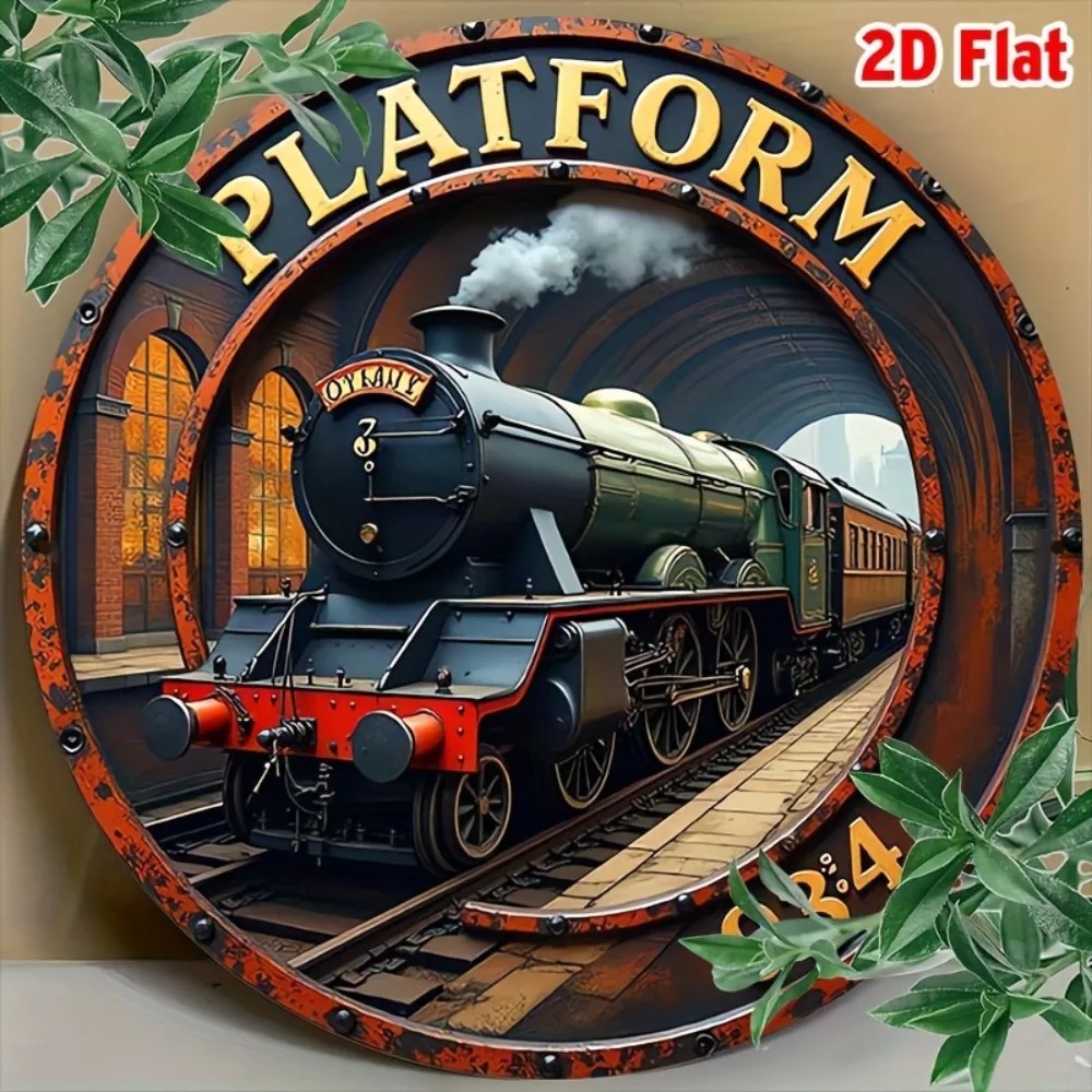 Home Decor Express - Tinbord - Vintage duurzaam metalen wanddecoratie,