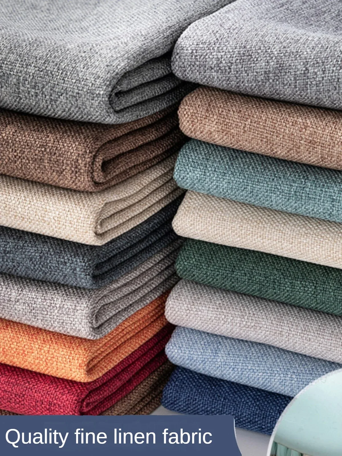 Linen Table Runner - Verdikte effen linnen stof fijn per