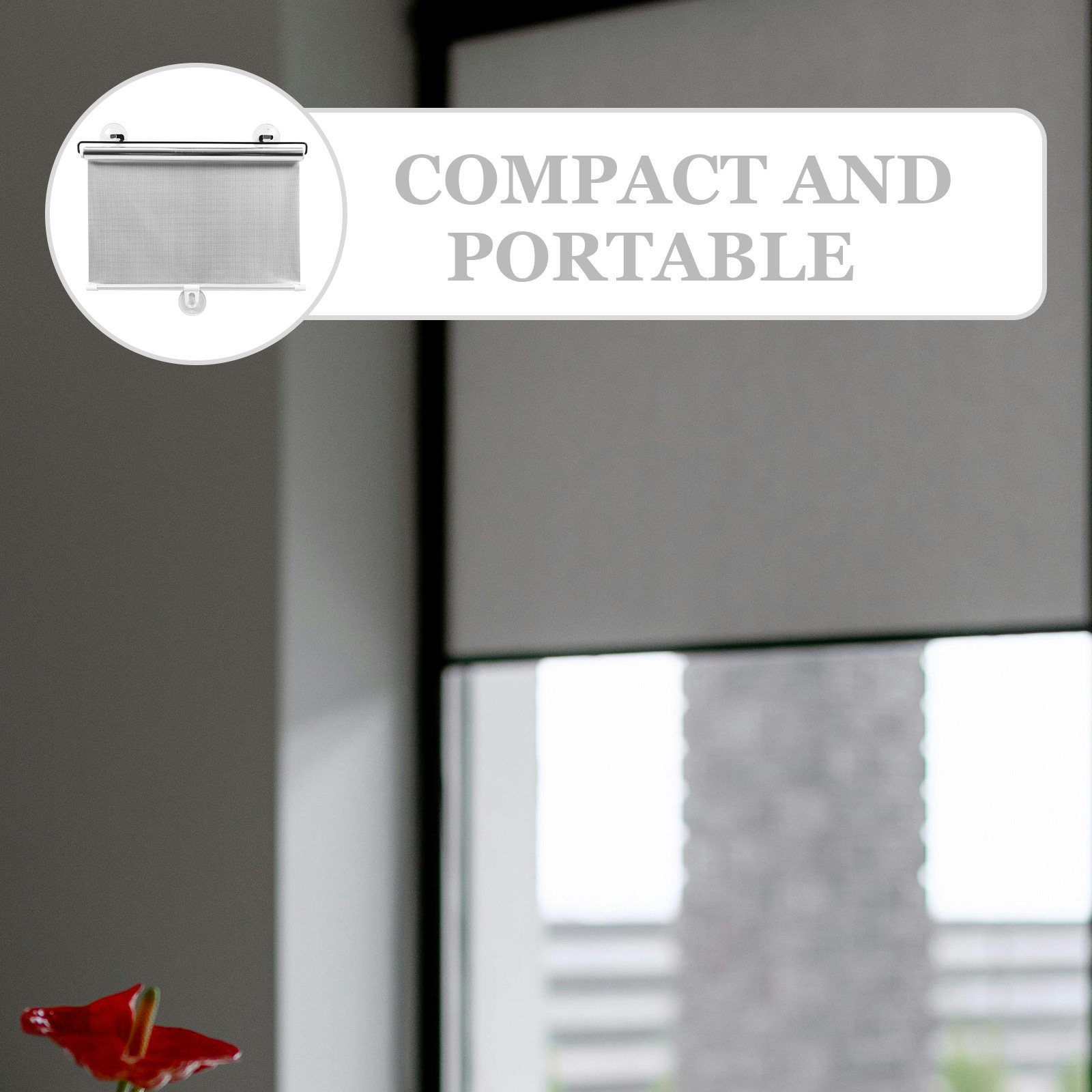 Blackout Curtains - Raamgordijn met zuignap, herbruikbaar, zonder spijkers,