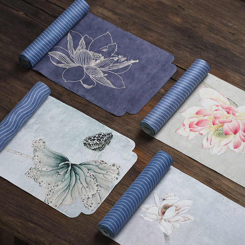 Linen Table Runner - Katoenen linnen tafelloper in Chinese stijl,