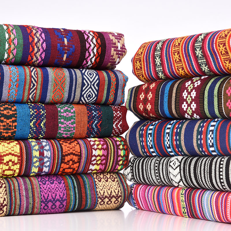 Linen Table Runner - Etnische stijl katoen linnen stof per
