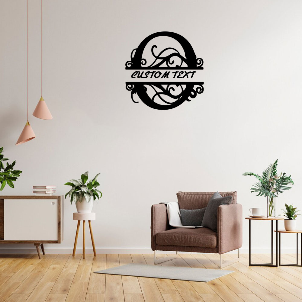 Home Decor Wallpaper - 1PC Cartoon Letter O Aangepaste naam