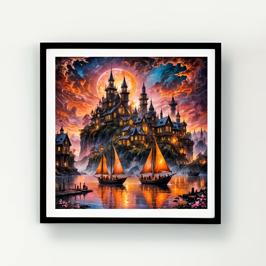 Home Decor Under 500 - Kasteel Onder De Volle Maan Legpuzzel