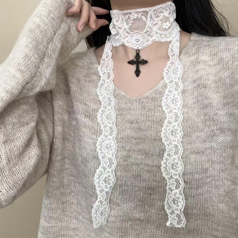 Lange sexy kanten choker met z - Victory Home Decor recensie en prijs