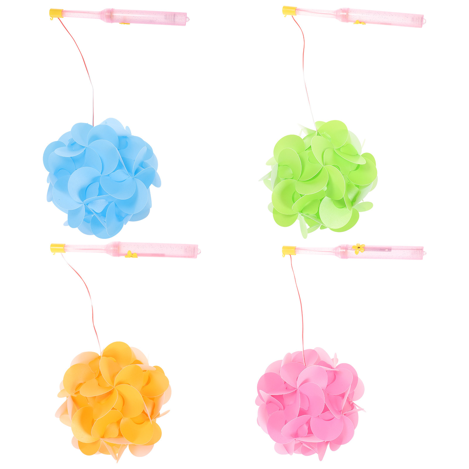 4 sets papieren bloemenlantaar - Home Decor Garden recensie en prijs