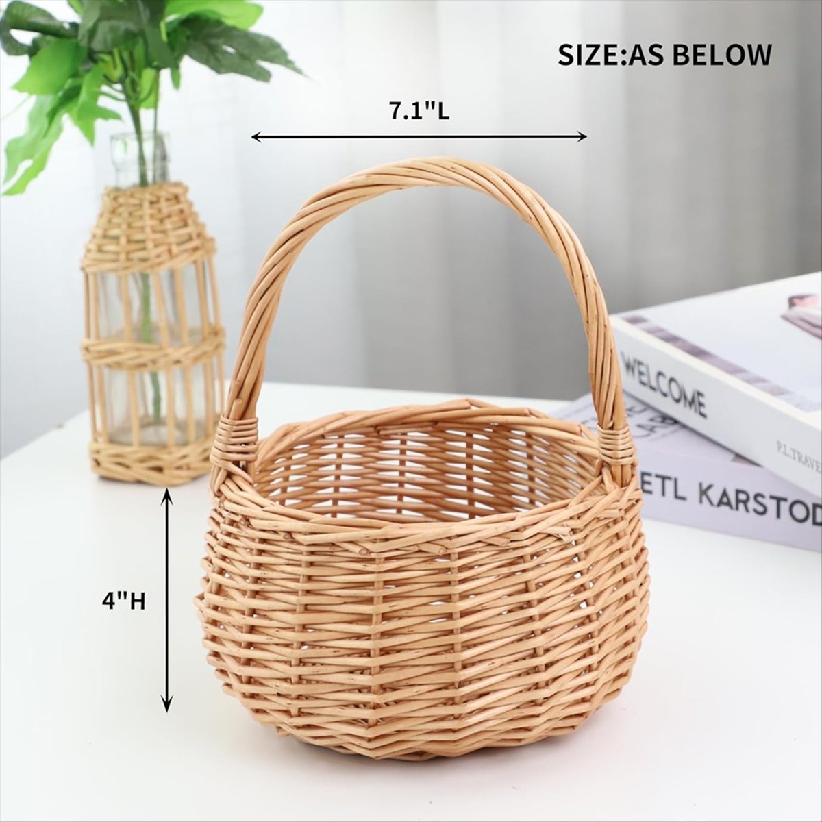 Wicker picknickmand met handva - Home Decor Garden recensie en prijs