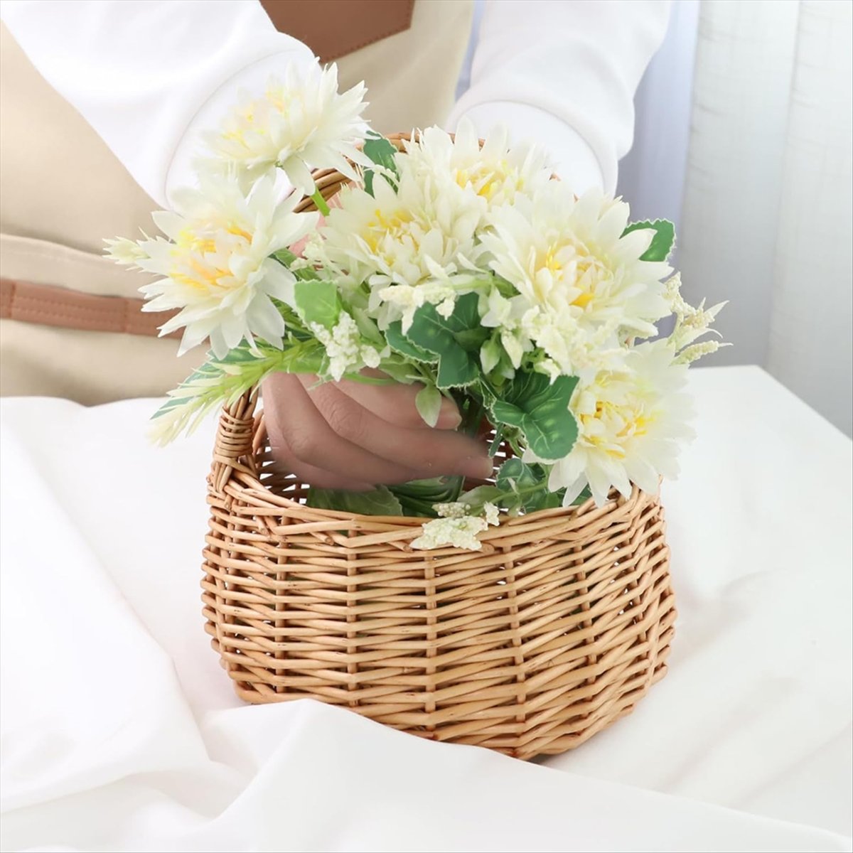 Wicker picknickmand met handva - Home Decor Garden recensie en prijs