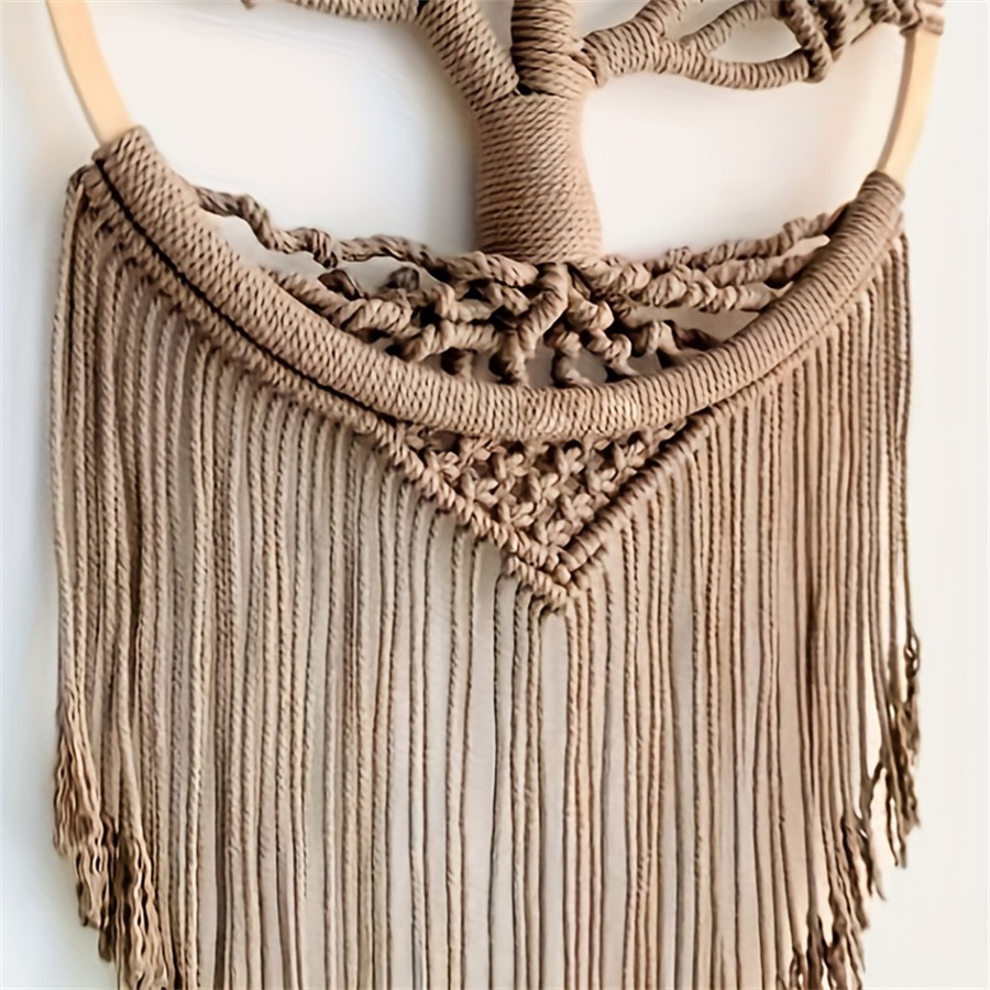 Levensboom Macrame muur opknop - Home Decor Tree recensie en prijs
