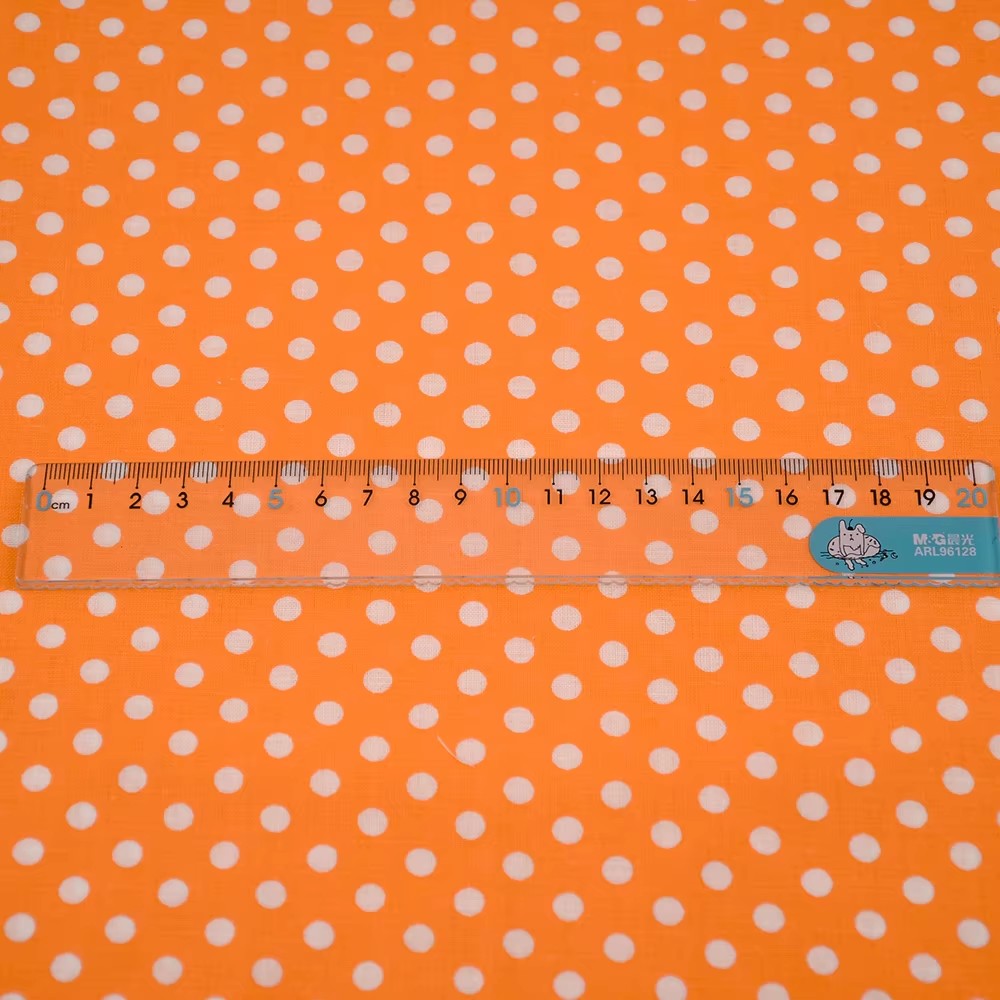 50X150Cm Wit Oranje Polka Dot  - Home Decor Scrap recensie en prijs