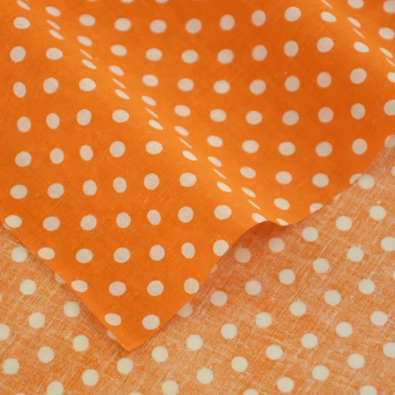 50X150Cm Wit Oranje Polka Dot  - Home Decor Scrap recensie en prijs