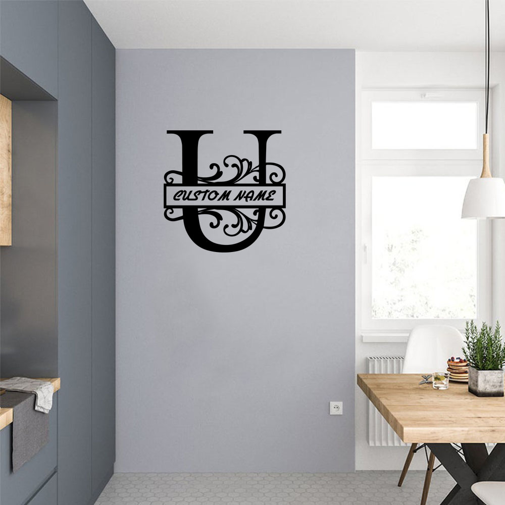 1PC Cool Letter U Aanpasbare t - Home Decor Wallpaper recensie en prijs