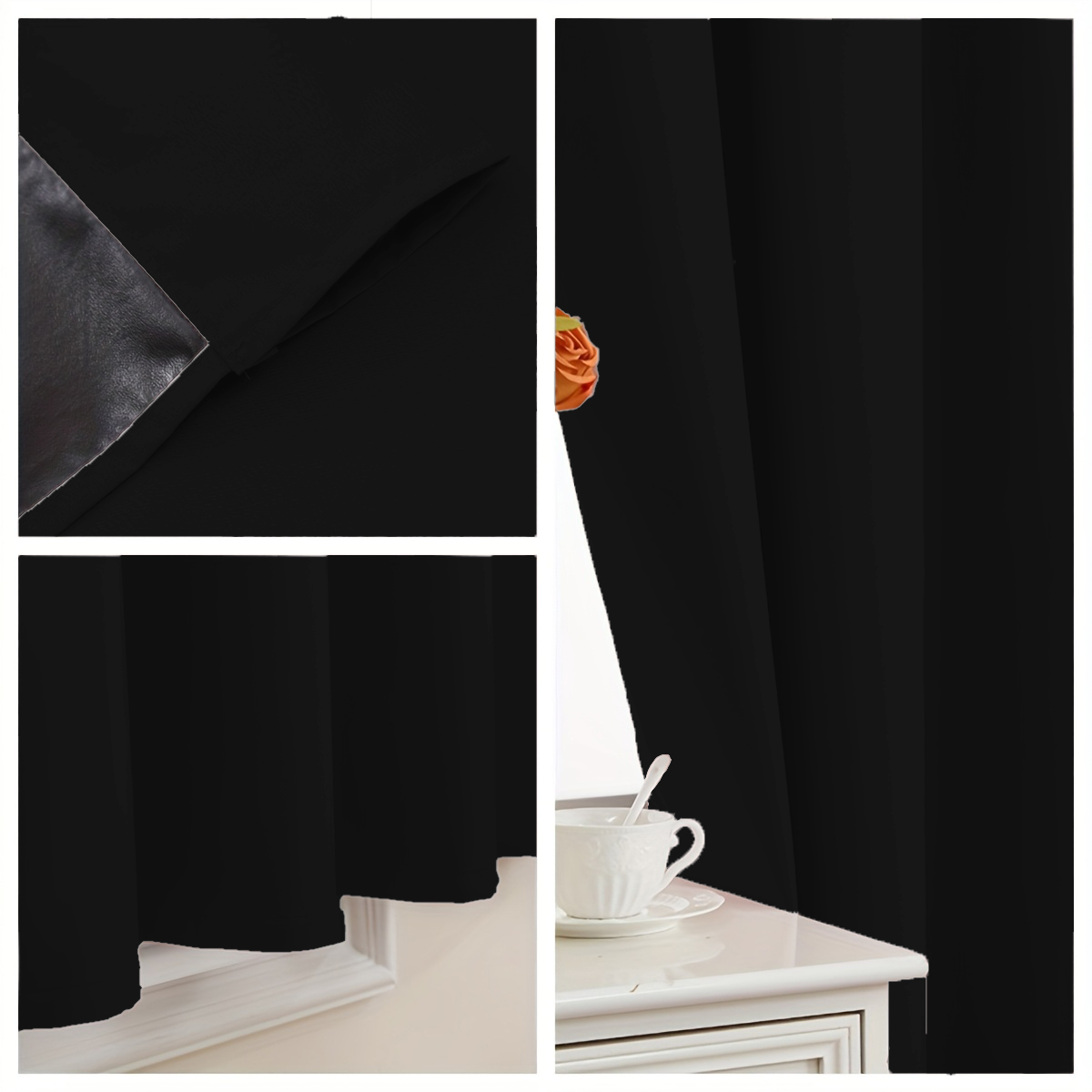 1 stuk eenvoudige effenkleurig - Blackout Curtains recensie en prijs