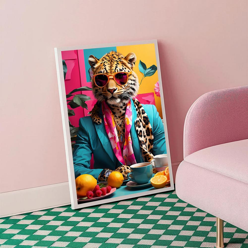 Luipaard Koffie HD Wandkunst P - Home Decor Dopamine recensie en prijs