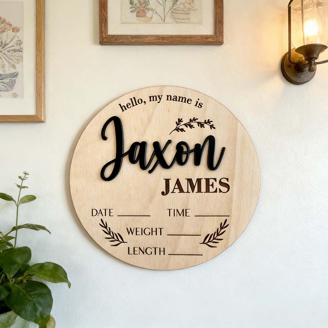 1Pc Aangepaste Baby Aankondigi - Home Decor Inspo recensie en prijs