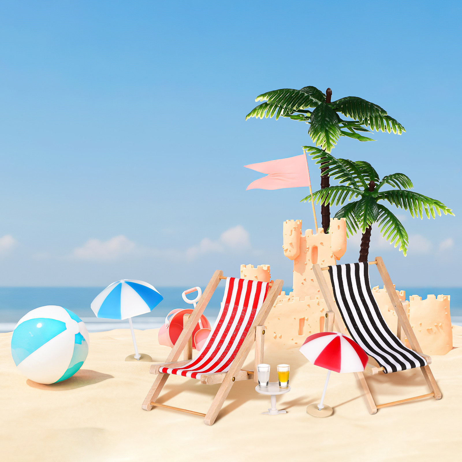 Strand Micro Landschap Miniatu - Home Decor Tree recensie en prijs