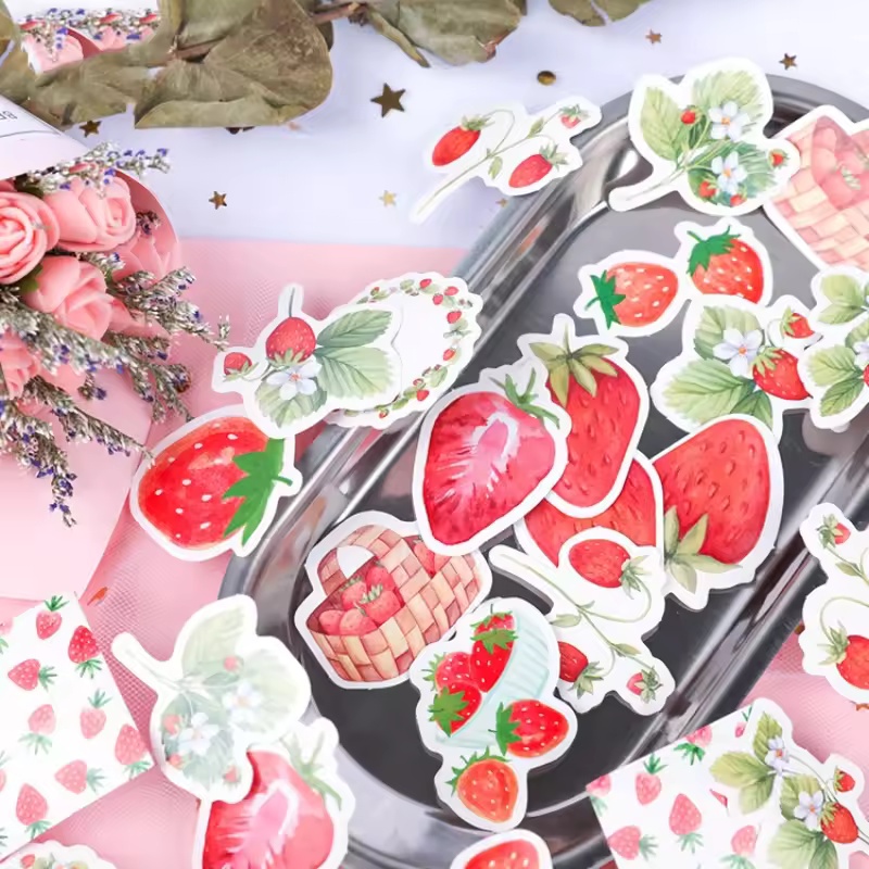 45 stuks fruit aardbei doossti - Home Decor Magazine recensie en prijs