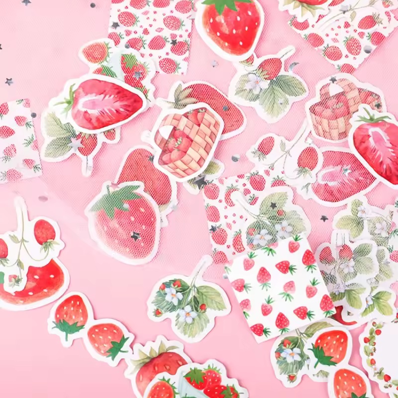 45 stuks fruit aardbei doossti - Home Decor Magazine recensie en prijs