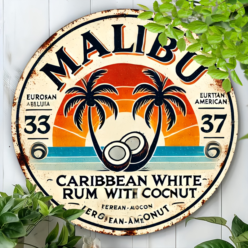 Vintage Malibu Rum Coconut alu - Home Decor Tree recensie en prijs