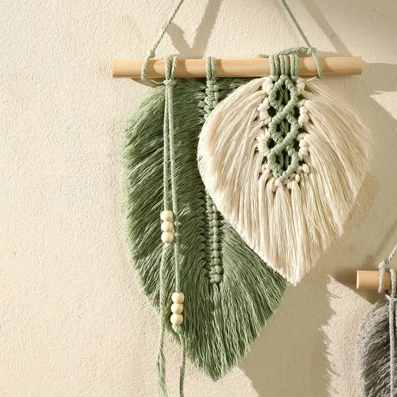 Handgemaakte macrame blad muur - Macrame Wall Hanging recensie en prijs