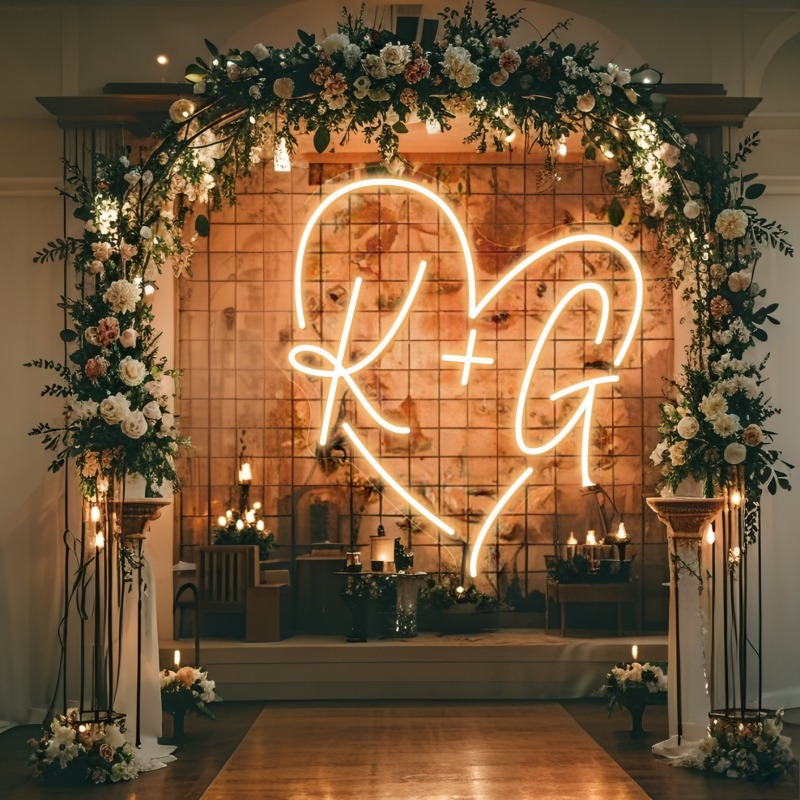 Aangepaste initialen hart LED  - Home Decor Inspo recensie en prijs
