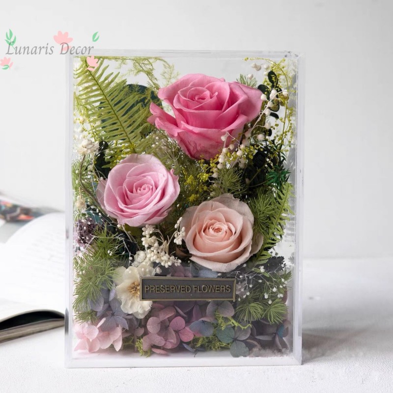 Premium bloemenbox met eeuwige - Home Decor Express recensie en prijs