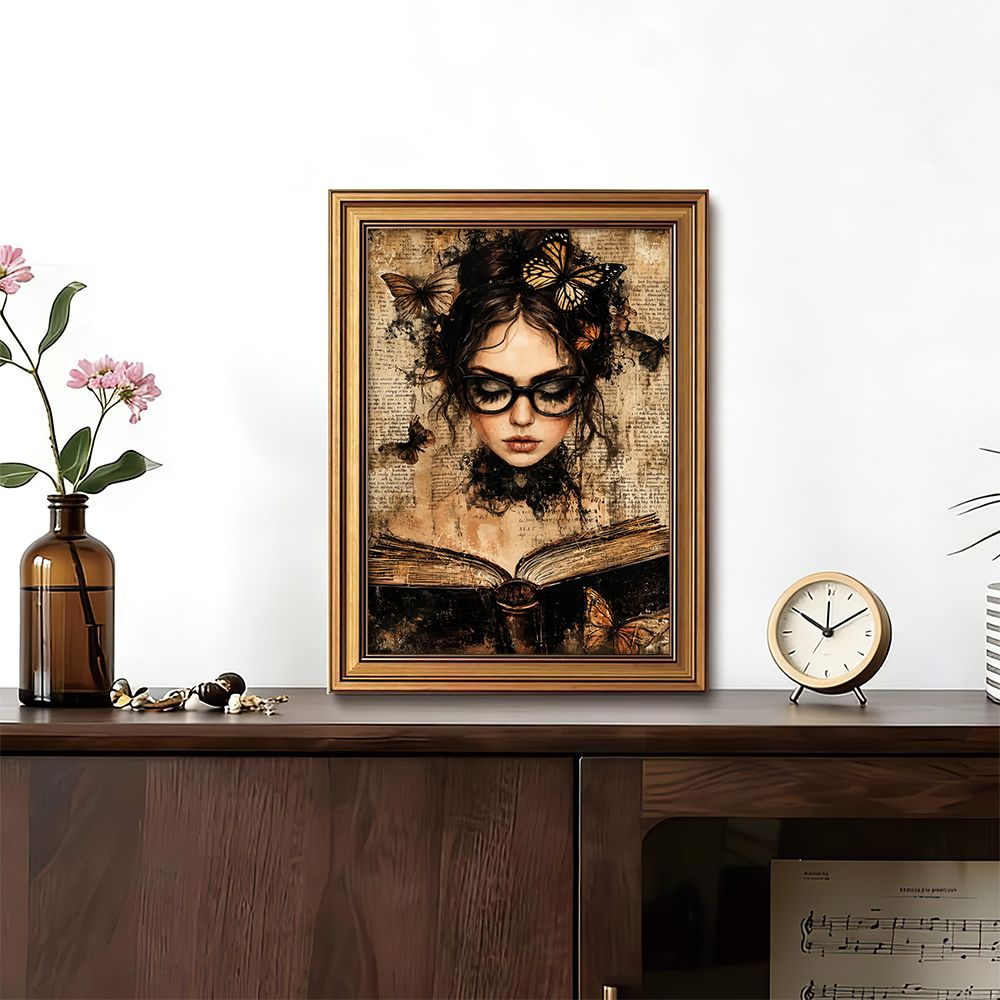 Dark Academia Retro wanddecora - Abstract Oil Painting recensie en prijs