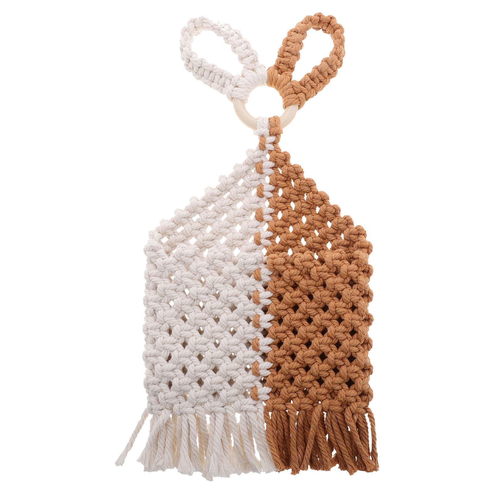 Katoenen handgeweven macramé w - Macrame Wall Hanging recensie en prijs