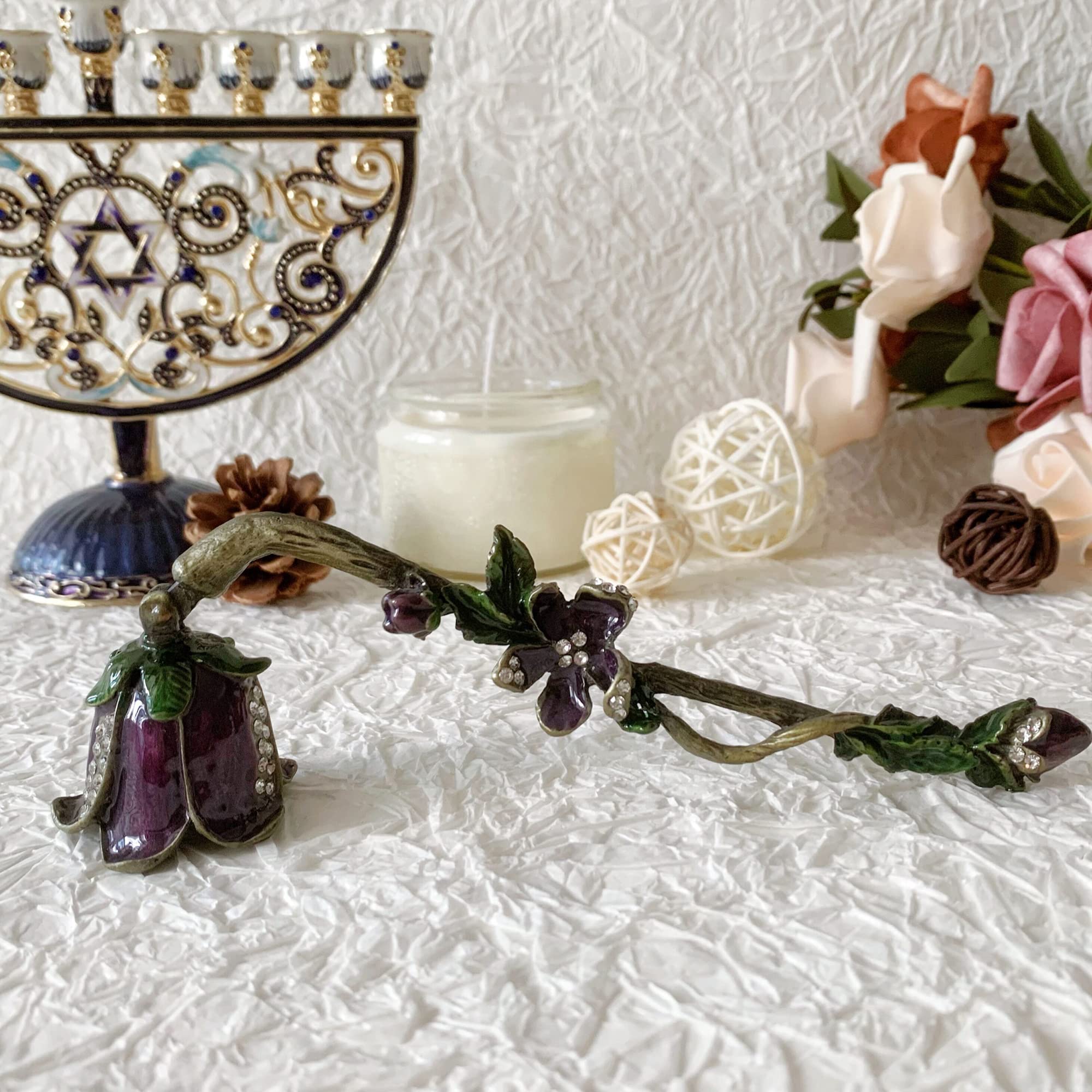 Luxe Bloemenkaarsenblusser met - Home Decor Luxury recensie en prijs