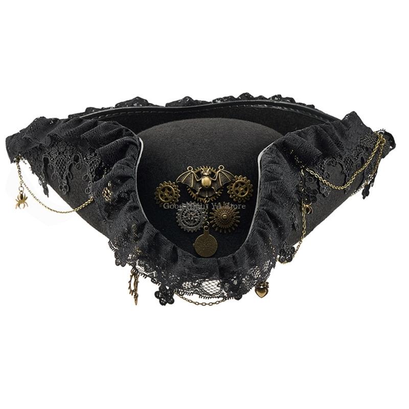 Lace Trim Bat Gear Pirate Hat  - Victory Home Decor recensie en prijs