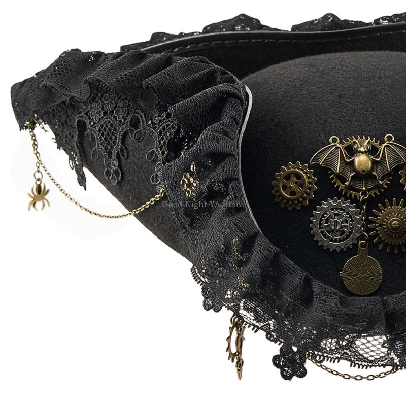 Lace Trim Bat Gear Pirate Hat  - Victory Home Decor recensie en prijs