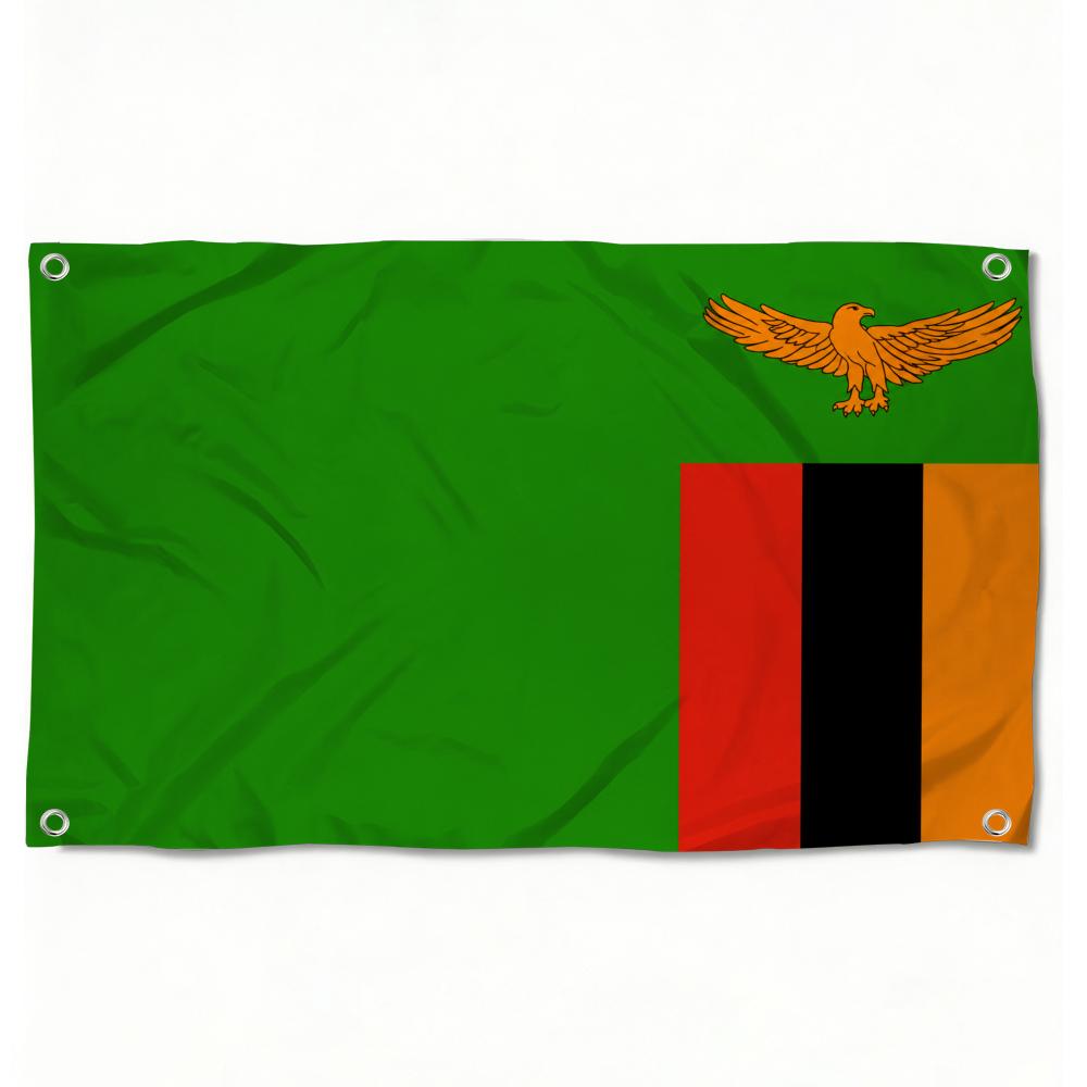 Zambia Vlaggen Aangepaste muur - Home Decor Zambia recensie en prijs
