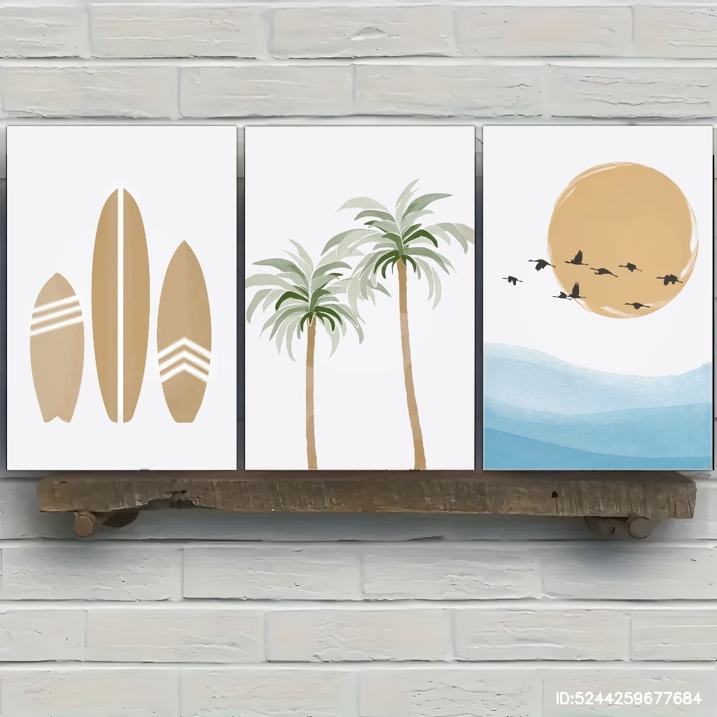 3pcsModern Boho Vogel, Zon, Pa - Home Decor Tree recensie en prijs