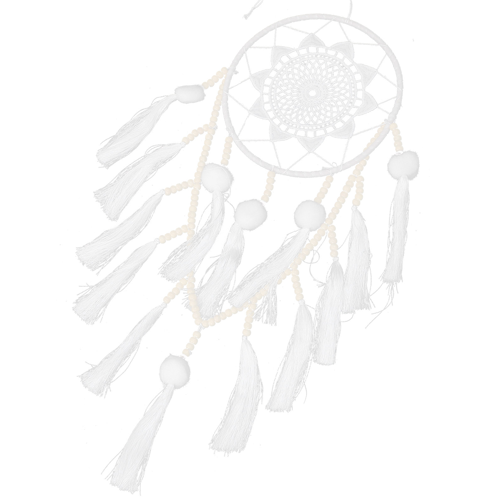 Grote Witte Dromenvanger Bohee - Macrame Wall Hanging recensie en prijs