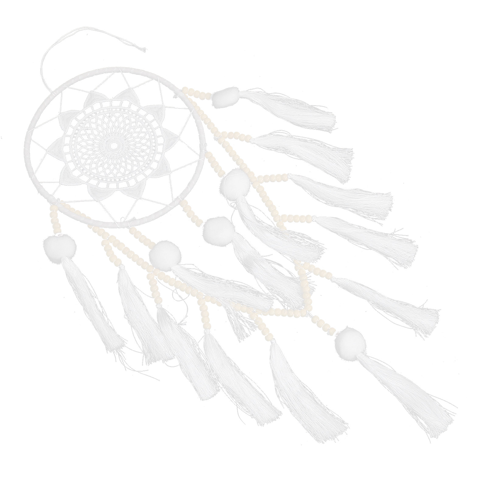 Grote Witte Dromenvanger Bohee - Macrame Wall Hanging recensie en prijs