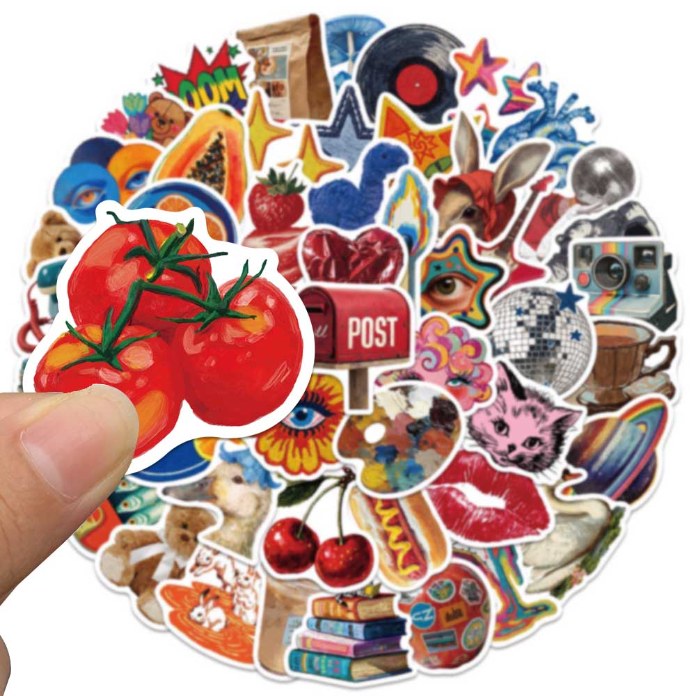 50 stks Vintage Y2K Sticker Mo - Home Decor Magazine recensie en prijs