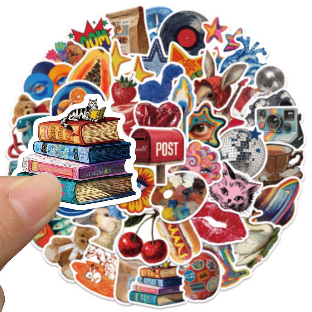 50 stks Vintage Y2K Sticker Mo - Home Decor Magazine recensie en prijs