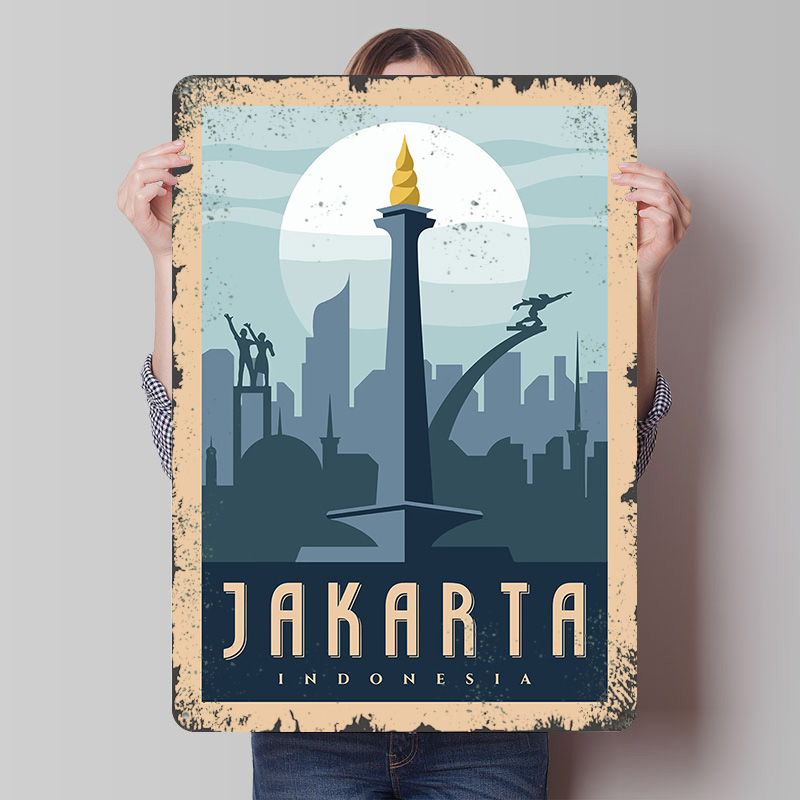 Jakarta Indonesië Reizen Metal - Home Decor Jakarta recensie en prijs