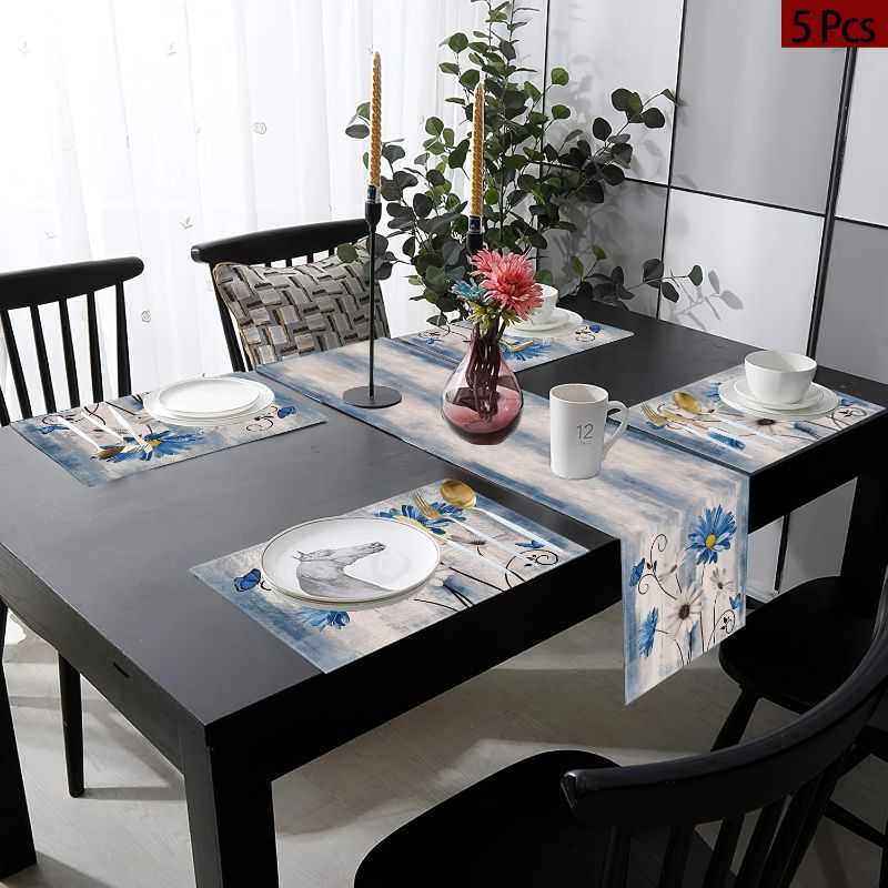 VIKAMA American Country Flower - Linen Table Runner recensie en prijs