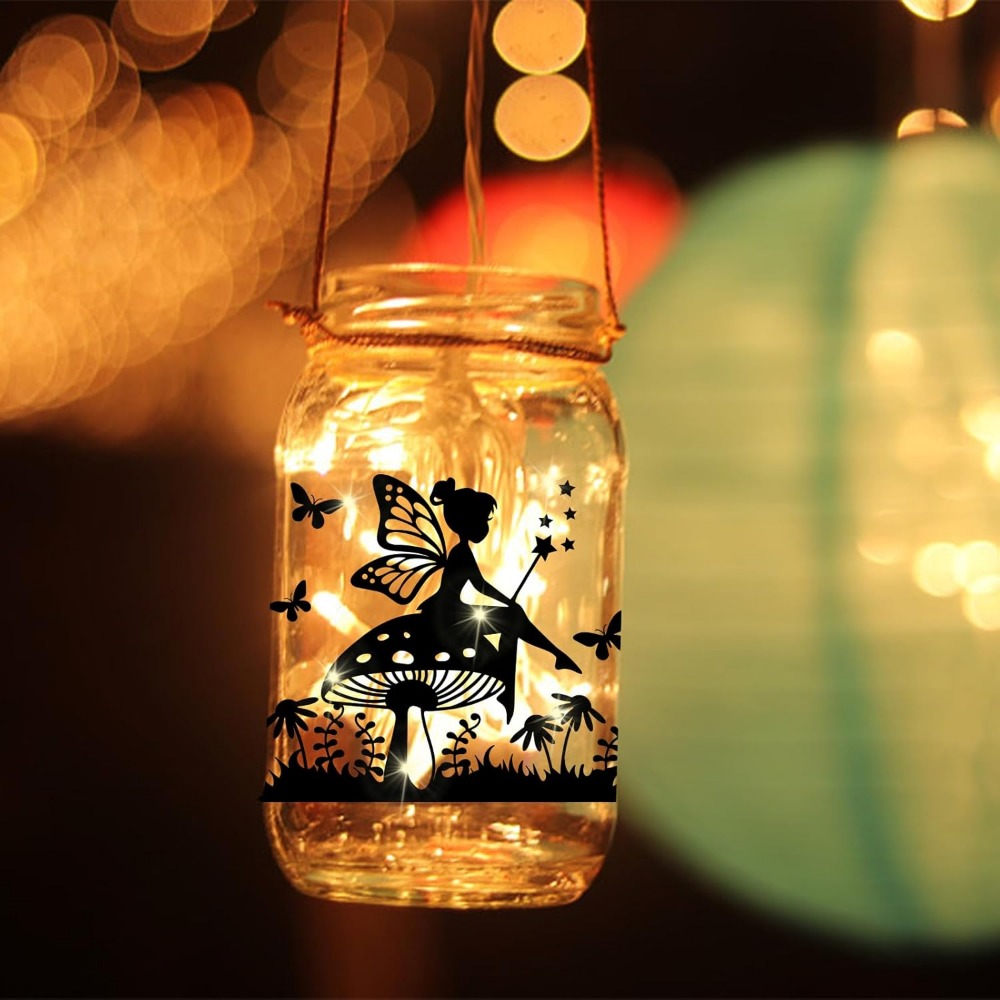 Elf Silhouet Pot Uitsparingen  - Home Decor Wallpaper recensie en prijs
